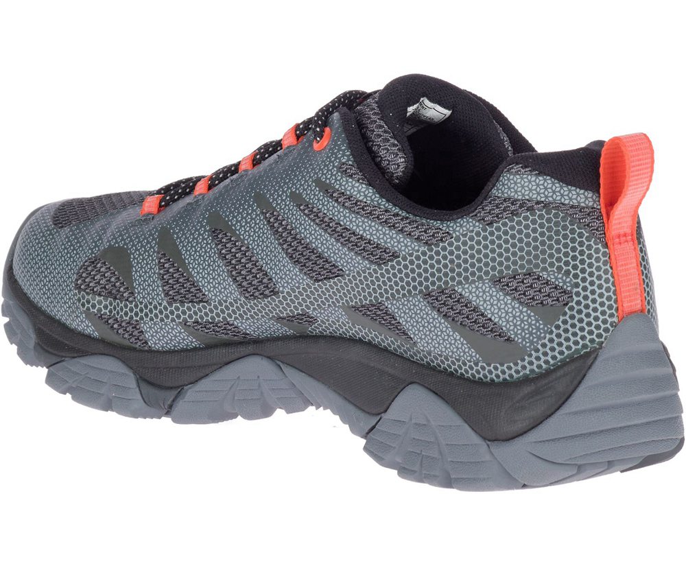 Merrell Hiking Shoes Grey - Moab Edge 2 Waterproof - Mens 50CEYNIOT